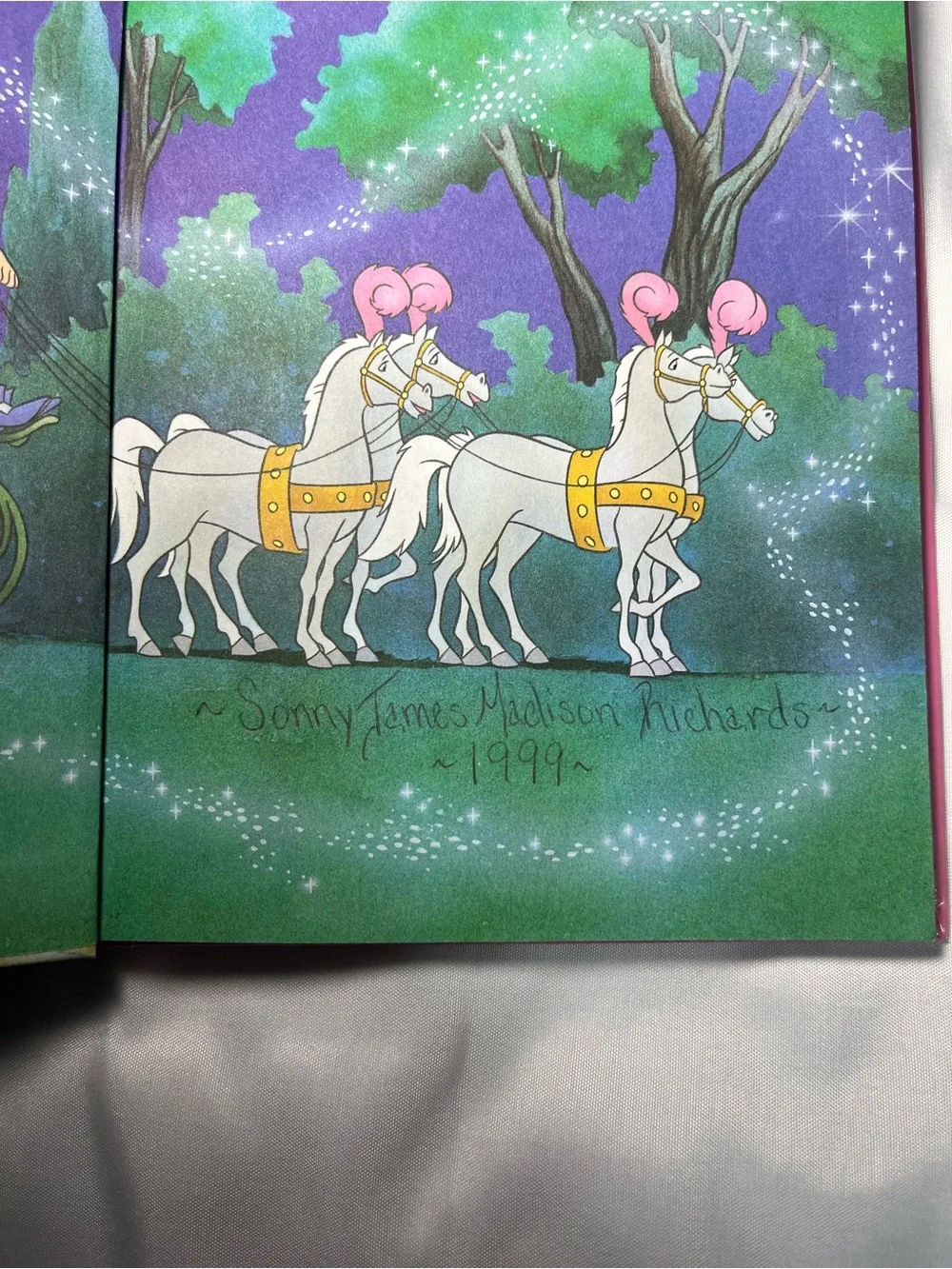 Disney’s Wonderful World Of Reading Cinderella 1995 Grolier‎ HC Book Club Rare